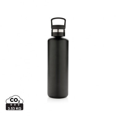 Logo trade business gifts image of: Vacuum insulated leak proof standard mouth bottle