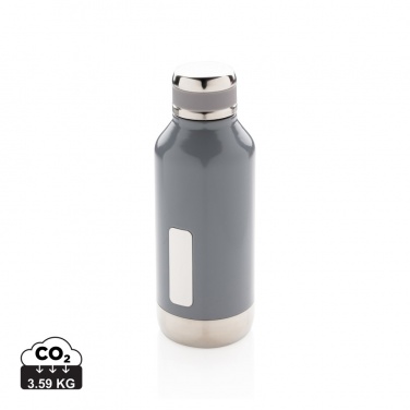 Logotrade advertising product picture of: Leak proof vacuum bottle with logo plate