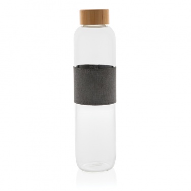 Logotrade promotional item image of: Impact borosilicate glass bottle with bamboo lid