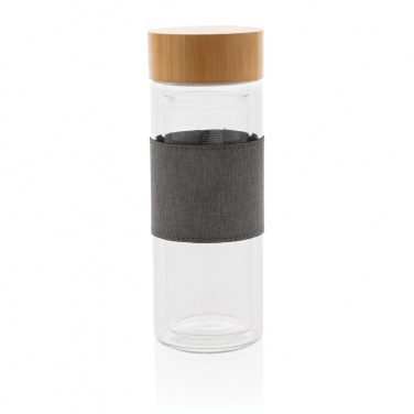 Logotrade promotional merchandise picture of: Impact double wall borosilicate glass bottle