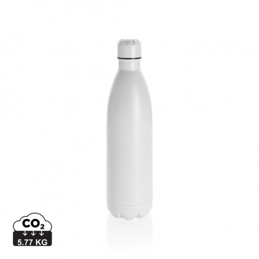 Logo trade promotional items picture of: Solid colour vacuum stainless steel bottle 1L