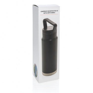 Logotrade advertising products photo of: Leakproof vacuum on-the-go bottle with handle