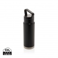 Leakproof vacuum on-the-go bottle with handle, black