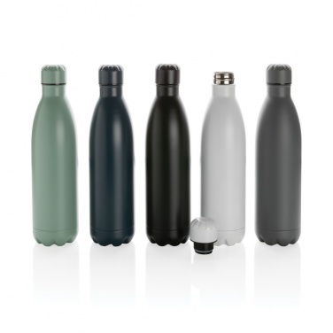 Logo trade promotional gift photo of: Solid colour vacuum stainless steel bottle 750ml