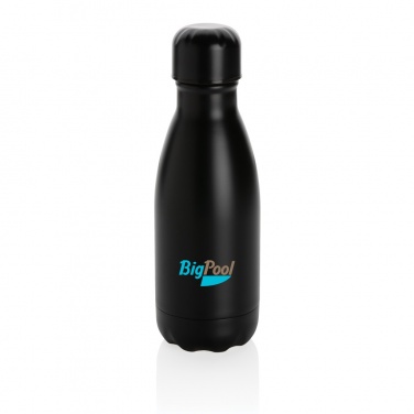 Logo trade promotional gift photo of: Solid colour vacuum stainless steel bottle 260ml