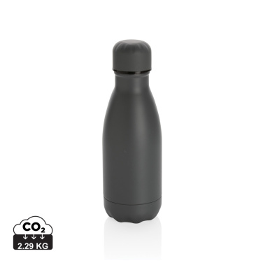 Logo trade promotional gifts image of: Solid colour vacuum stainless steel bottle 260ml