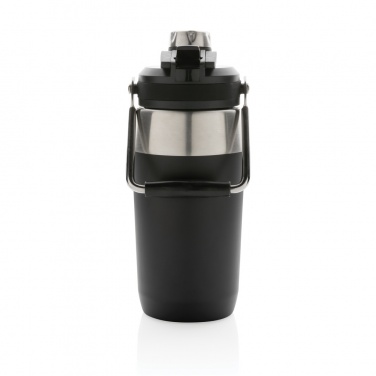 Logo trade advertising products picture of: Vacuum stainless steel dual function lid bottle 500ml