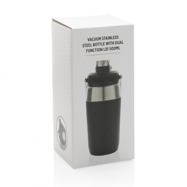 Logo trade corporate gift photo of: Vacuum stainless steel dual function lid bottle 500ml