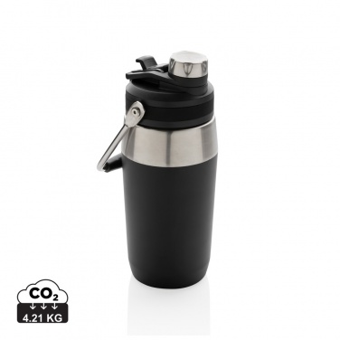 Logo trade advertising products picture of: Vacuum stainless steel dual function lid bottle 500ml