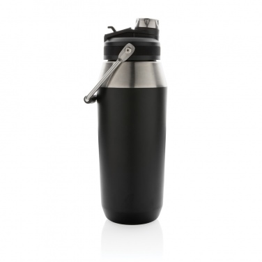 Logotrade promotional gift image of: Vacuum stainless steel dual function lid bottle 1L