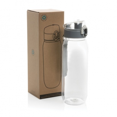 Logo trade corporate gifts image of: Yide RCS Recycled PET leakproof lockable waterbottle 800ml