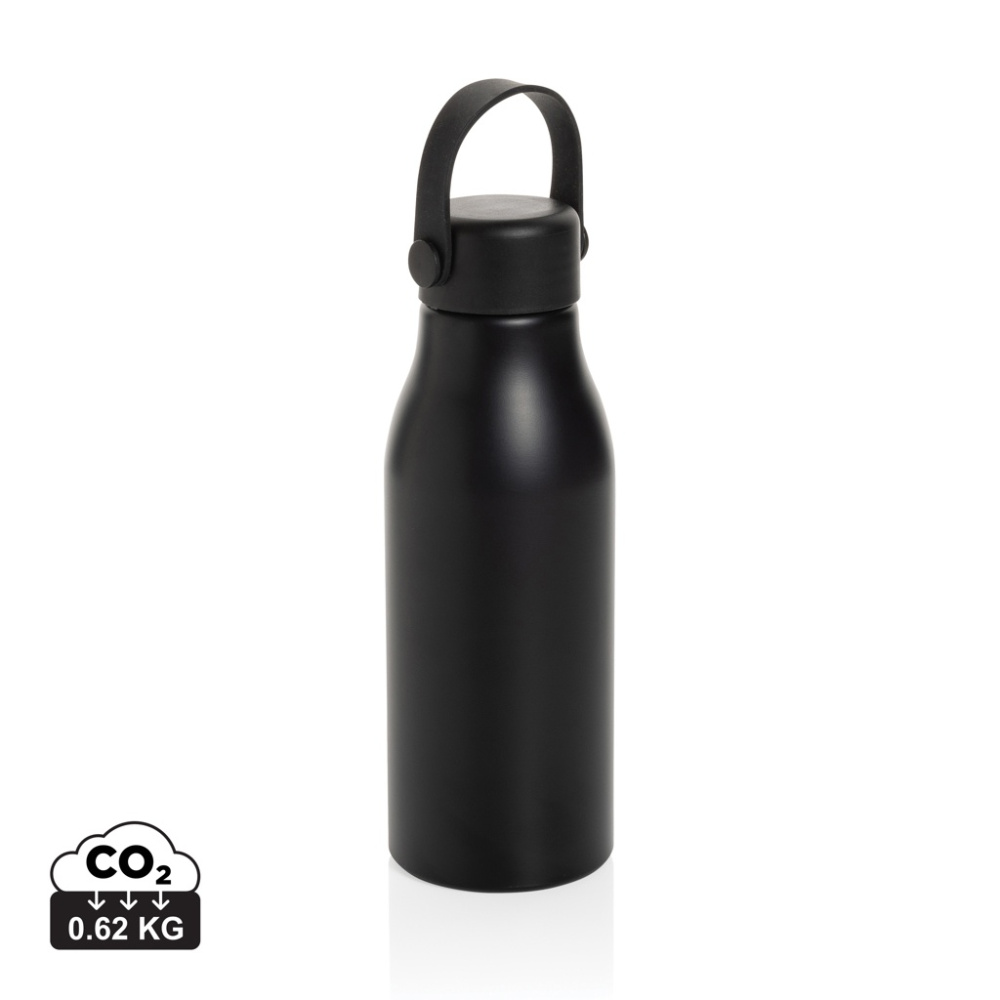 Logo trade promotional gifts image of: Pluto RCS Certified recycled aluminium bottle 680ml