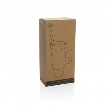 Logo trade corporate gifts picture of: Tana RCS plastic tumbler with handle 900ml