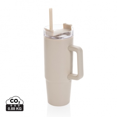 Logo trade promotional items picture of: Tana RCS plastic tumbler with handle 900ml