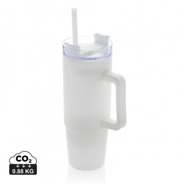 Logo trade advertising products picture of: Tana RCS plastic tumbler with handle 900ml