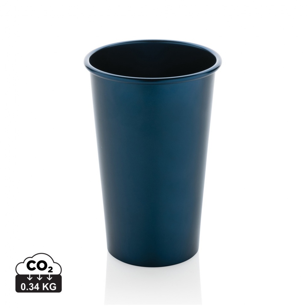 Logotrade business gift image of: Alo RCS recycled aluminium lightweight cup 450ml