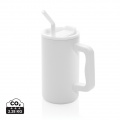 Cube RCS certified recycled steel mug 800ml, white