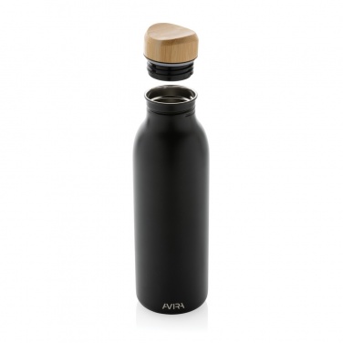 Logo trade advertising product photo of: Avira Alcor RCS Re-steel single wall water bottle 600 ML