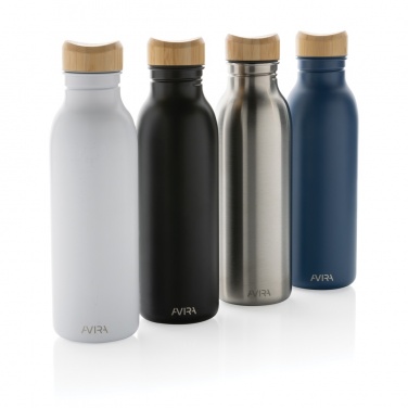 Logotrade promotional item image of: Avira Alcor RCS Re-steel single wall water bottle 600 ML