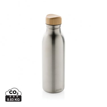 Logotrade advertising product image of: Avira Alcor RCS Re-steel single wall water bottle 600 ML