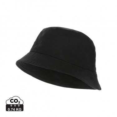 Logo trade promotional items image of: Impact Aware™ 285 gsm rcanvas one size bucket hat undyed