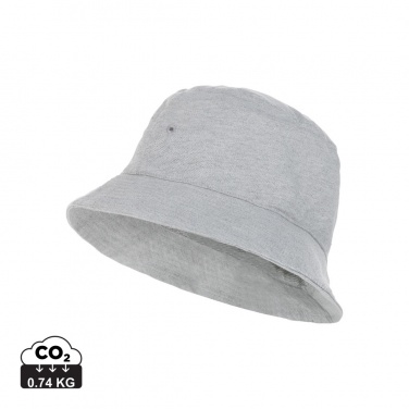 Logo trade promotional items image of: Impact Aware™ 285 gsm rcanvas one size bucket hat undyed