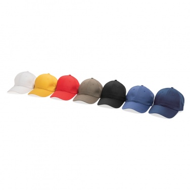 Logo trade promotional products picture of: Impact 6 panel 280gr Recycled cotton cap with AWARE™ tracer