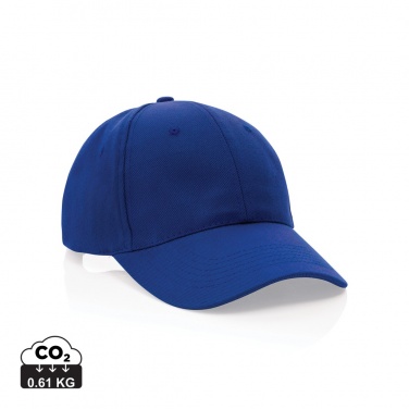 Logo trade promotional merchandise photo of: Impact 6 panel 280gr Recycled cotton cap with AWARE™ tracer