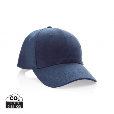 Logo trade promotional product photo of: Impact 6 panel 280gr Recycled cotton cap with AWARE™ tracer