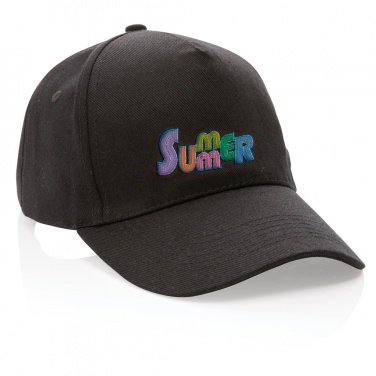 Logotrade advertising products photo of: Impact 5panel 280gr Recycled cotton cap with AWARE™ tracer