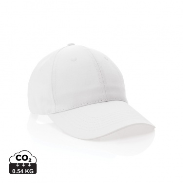 Logotrade corporate gift image of: Impact 6 panel 190gr Recycled cotton cap with AWARE™ tracer