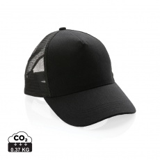 Impact AWARE™ Brushed rcotton 5 panel trucker cap 190gr