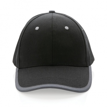 Logotrade promotional gift image of: Impact AWARE™ Brushed rcotton 6 panel contrast cap 280gr