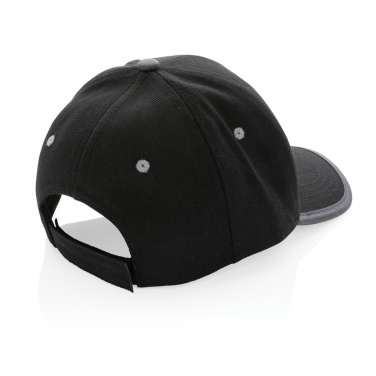 Logotrade promotional item picture of: Impact AWARE™ Brushed rcotton 6 panel contrast cap 280gr