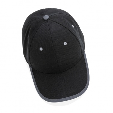 Logotrade promotional gift image of: Impact AWARE™ Brushed rcotton 6 panel contrast cap 280gr