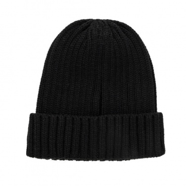 Logo trade promotional products picture of: Kennedi AWARE™ Polylana® beanie with large rib