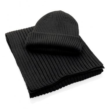 Logotrade promotional merchandise photo of: Impact AWARE™  Polylana® double knitted beanie