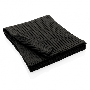 Logo trade promotional products picture of: Impact AWARE™ Polylana® knitted scarf 180 x 25cm