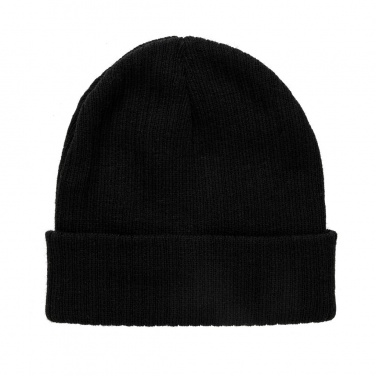 Logo trade corporate gifts image of: Pryor AWARE™ Polylana® beanie with cuff