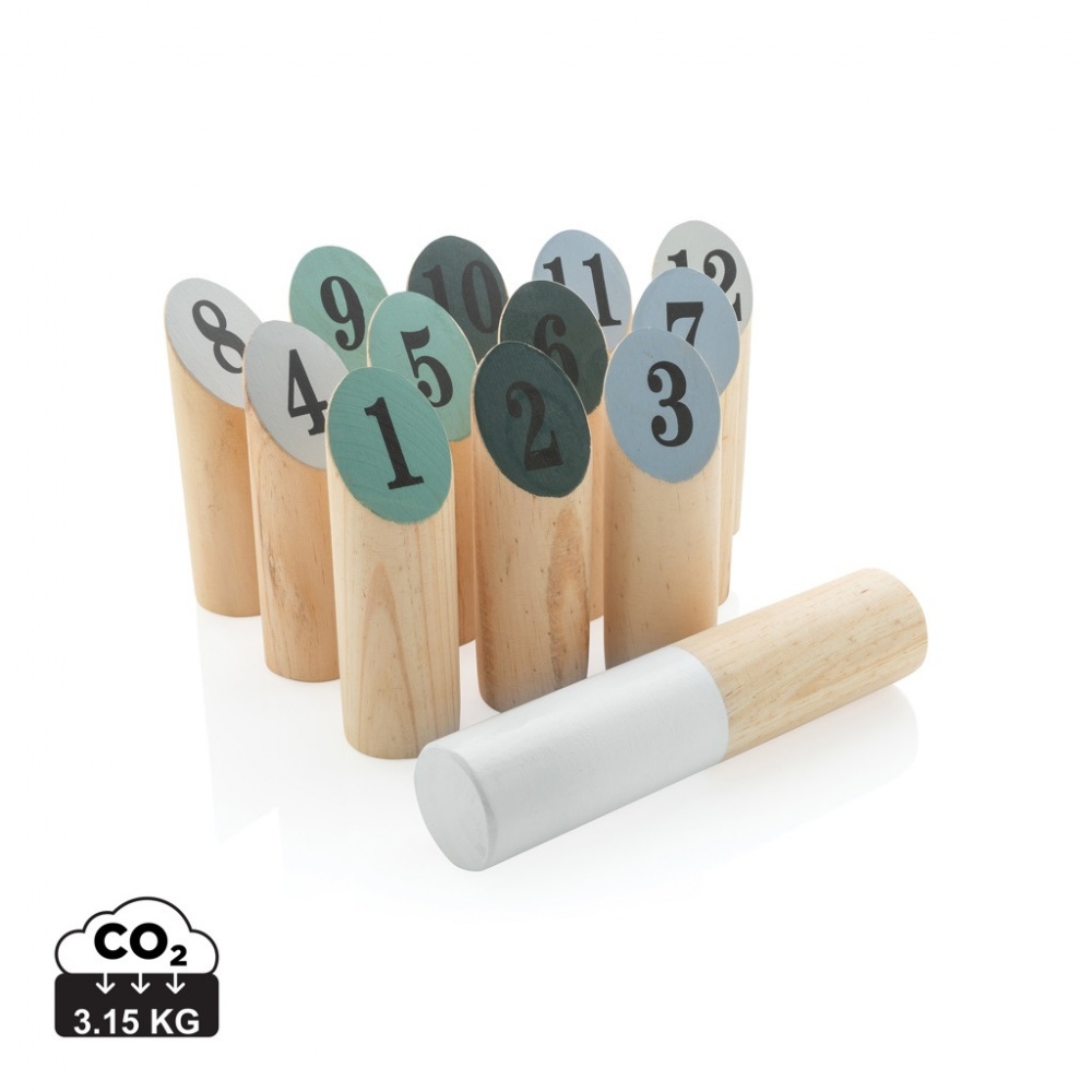 Logo trade promotional giveaway photo of: Wooden scatter set