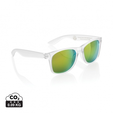 Logotrade promotional giveaways photo of: Gleam RCS recycled PC mirror lens sunglasses