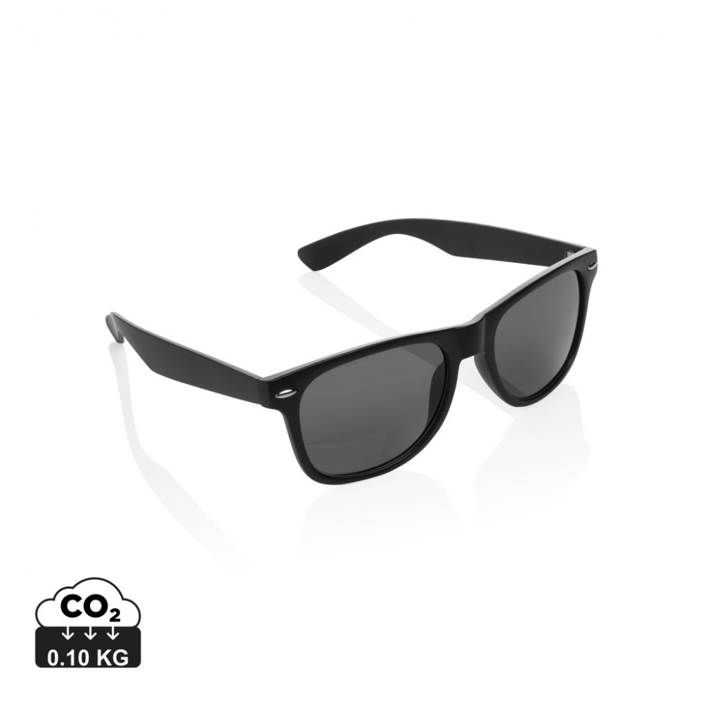 Logo trade corporate gifts image of: GRS recycled PC plastic sunglasses