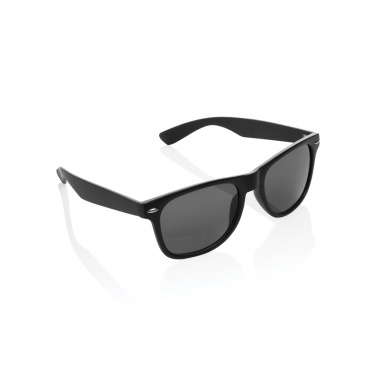 Logo trade promotional giveaways image of: GRS recycled PC plastic sunglasses