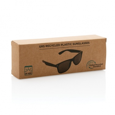 Logotrade promotional gift image of: GRS recycled PC plastic sunglasses