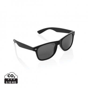 Logo trade promotional gifts picture of: GRS recycled PC plastic sunglasses