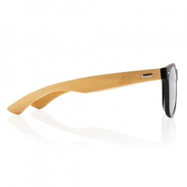 Logotrade promotional gift image of: Bamboo and RCS recycled plastic sunglasses