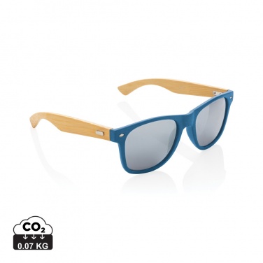 Logotrade promotional merchandise image of: Bamboo and RCS recycled plastic sunglasses