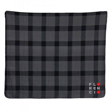 Logotrade promotional item image of: Soft plaid fleece blanket