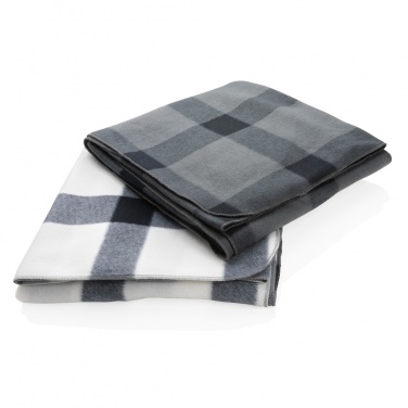 Logo trade advertising products picture of: Soft plaid fleece blanket