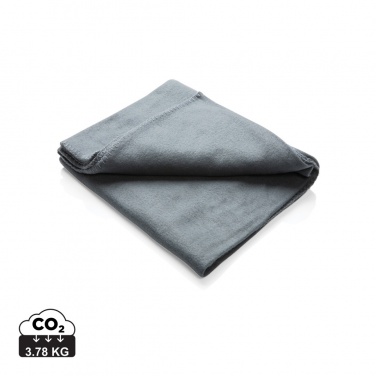 Logo trade corporate gift photo of: Fleece blanket in pouch